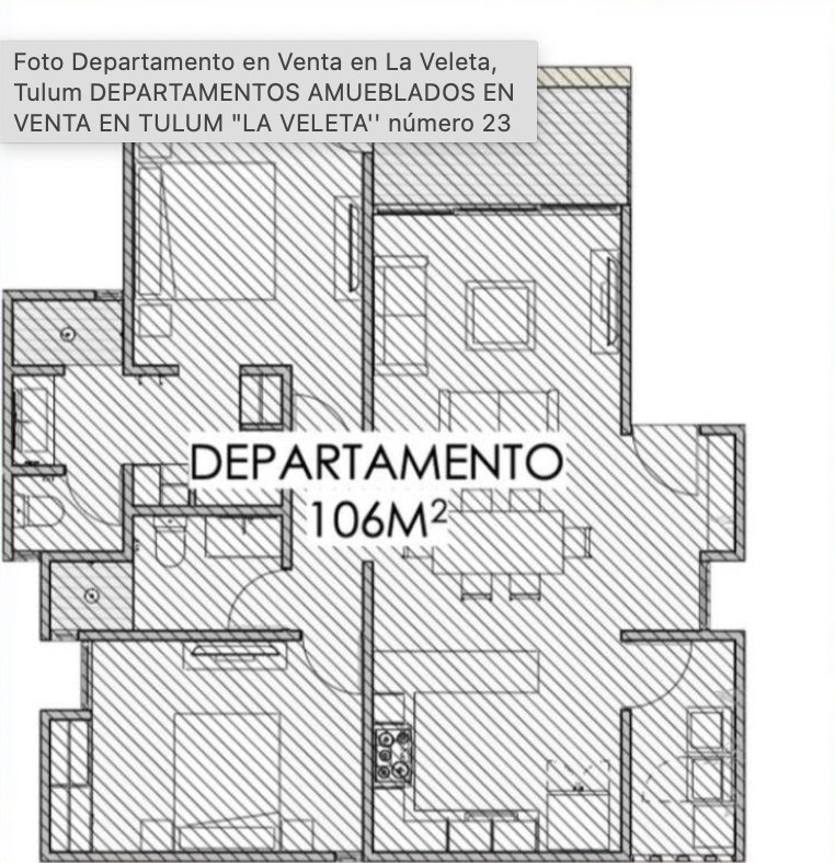 Departamento 201 en La Veleta, llave en mano — plano 1